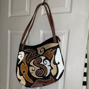 Chic Multicolor Shoulder Bag